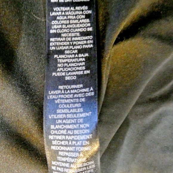 WHBM Dress Black Accented Sleeveless Shift Business Office Party Size 6 - Picture 12 of 14